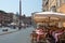 ROME-AUGUST 8: Restaurant on the Piazza Navona on August 8, 2013 in Rome.