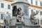 Rome - Biblical Statues at Base of Colonna dell`Imacolata