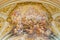 Rome - The ceiling fresco of The Fall of the Rebelious Angels in church Basilica dei Santi XII Apostoli