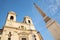 Rome - Chiesa della Trinita dei Monti and obelisk