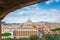 Rome city Vatican skyline view