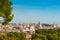 Rome cityscape seen from Gianicolo promenade