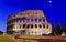 Rome Coliseum Flowers Rise