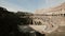 ROME, COLOSSEUM-29.01.2017 Stop motion inside Colosseum in Rome, Italy. People coming to see ruins, historical monument