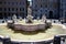 Rome-Craft fountain in Navona Square.