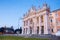 Rome - The facade of St. John Lateran basilica (Basilica di San Giovanni in Laterano) at dusk