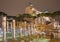 Rome - Foro di Traiano - Trajan\'s Forum and the Vittorio Emanele landmark at night.