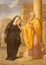 Rome - The fresco of st. Augustine and his mother st. Monica in Basilica di Sant Agostino (Augustine) by