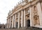 Rome, Italy - 2 January 2008: View of Saint Peter Basilic and square