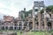 Rome, Italy - 27 Nov, 2022: The Temple of Saturn and views along the Roman Forum