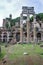 Rome, Italy - 27 Nov, 2022: The Temple of Saturn and views along the Roman Forum