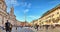 ROME, ITALY - APRIL 11, 2018: Piazza Navona with the famous Egyptian obelisk italian Rennaisance culture