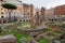 ROME, ITALY - APRILL 21, 2019: Archaeological area of Largo Torre Argentina. Rome
