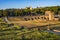 Rome, Italy - Archeological site, ruins remaining of the ancient roman arena Circus Maximus - Circo Massimo