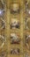 ROME, ITALY - AUGUST 27, 2021: Detail of Fresco on the vault of Basilica di Sant Andrea della Valle