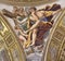 ROME, ITALY - AUGUST 27, 2021: The fresco of St. Matthew the Evangelist in the church Basilica di Sant Andrea della Valle