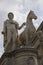 Rome Italy Capitoline Hill statue of Pollux with horse.