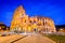 Rome, Italy - Colosseum twilight image.