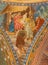 ROME, ITALY: Detail of fresco of Nativity 1957-1965 in cupola of church Basilica di Santa Maria Ausiliatrice.