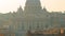 Rome, Italy. Famous Papal Basilica Of St. Peter In Vatican. UNESCO World Heritage Site. Zoom Out
