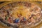 ROME, ITALY: Fresco The Glory of the angels in church Chiesa di San Silvestro in Capite and The Colona chapel.