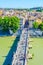 ROME, ITALY, JUNE 1, 2014: People walking over ponte Santangelo in front of castel Santangelo in Rome....IMAGE