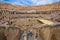 ROME, ITALY - JUNE 13, 2015: Tourists visiting the Roman Coliseum, inside view from the enter to the top