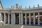 Rome, Italy - June 18, 2023 Bernini\\\'s Colonnades in St Peter\\\'s Square, Vatican city
