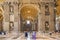 Rome, Italy - June 18, 2023. Inside of St. Peter\'s Basilica Vatican