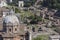 Rome, Italy - June 2, 2012: Top view of the Fori Imperiali with