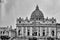 ROME, ITALY - JUNE 2014: Tourists enjoy the beautiful Vatican Square