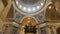 Rome, Italy - June, 2017: Kivoriy with beautiful columns over the grave of St. Peter in the Basilica of St. Peter in the