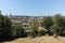 ROME, ITALY - JUNE 22, 2017: Amazing Panoramic view from Viale del Belvedere to city of Rome