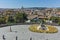 ROME, ITALY - JUNE 22, 2017: Amazing Panoramic view from Viale del Belvedere to city of Rome