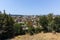 ROME, ITALY - JUNE 22, 2017: Amazing Panoramic view from Viale del Belvedere to city of Rome