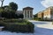 ROME, ITALY - JUNE 22, 2017: Amazing view of Temple of Portunus in city of Rome