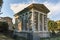 ROME, ITALY - JUNE 22, 2017: Amazing view of Temple of Portunus in city of Rome