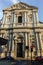 ROME, ITALY - JUNE 22, 2017: Sunset view of Chiesa Sant Andrea della Valle in Rome