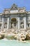 ROME, ITALY - JUNE 23, 2017: Amazing view of Trevi Fountain Fontana di Trevi in city of Rome