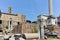 ROME, ITALY - JUNE 24, 2017: Ruins of Roman Forum and Capitoline Hill in city of Rome