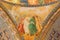 ROME, ITALY - MARCH 10, 2016: The detail of Dormition of Virgin Mary fresco