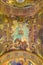 ROME, ITALY - MARCH 10, 2016: The fresco Triumphs of the Church over the Ottomans (1957-1965)