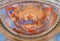 ROME, ITALY - MARCH 11, 2016: The fresco The Christ in Glory in church Basilica di San Nicola in Carcere by Vincenzo Pasqualoni