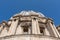 ROME, ITALY - march, 2019: Close up of the Dome cupola of The Papal Basilica of St. Peter San Pietro in Vatican City Rome,