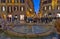 Rome, Italy - march 22, 2019: Spanish Steps, night time in Rome, Italy