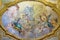 ROME, ITALY - MARCH 9, 2016: The ceiling fresco of Apotheosis of St. Clara in side chapel of church Chiesa di San Silvestro