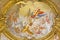 ROME, ITALY - MARCH 9, 2016: The fresco Angels with the cross in church Chiesa di San Silvestro in Capite by Francesco Trevisiani