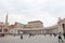 Rome, Italy - May 02, 2018: Saint Peters Square with Vatican obelisk and Saint Peters Basilica