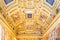 ROME, ITALY - MAY 05, 2019: Picturesque decoration of pope apartment in Castel Sant Angelo, or Hadrian Mausoleum, Rome