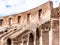 ROME, ITALY - MAY 06, 2019: Colosseum, Coliseum or Flavian Amphitheatre, interior corridors with arches - architectural